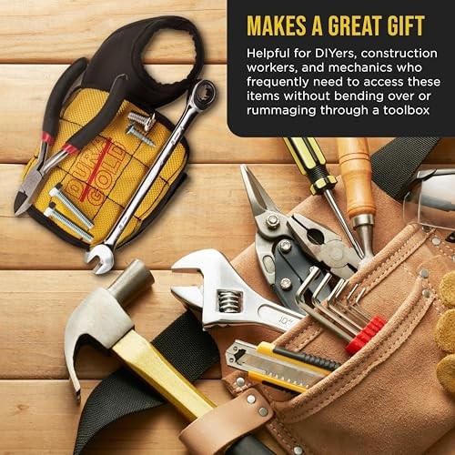 Dura-Gold Magnetic Wristband Tool Holder Fasteners Nails