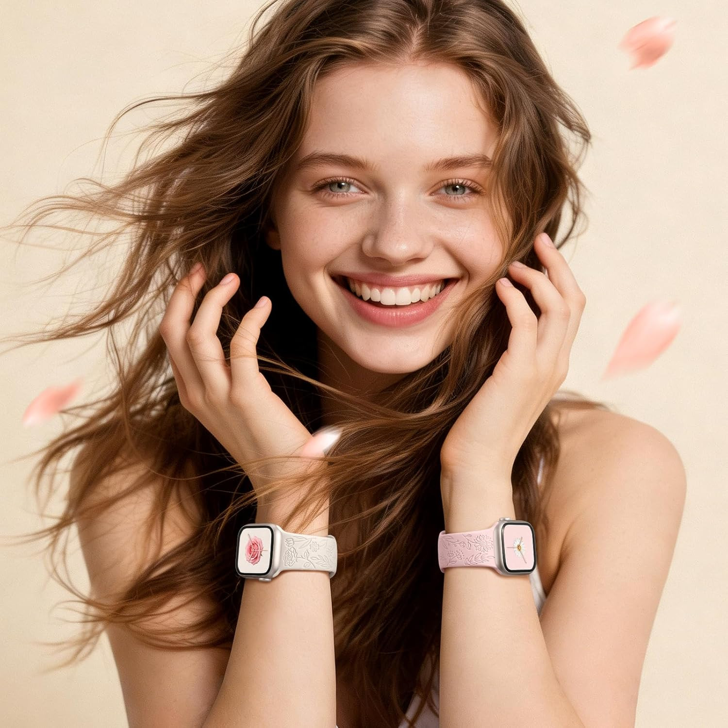 8 Pack Bands for Women Compatible with Apple Watch 40Mm 41Mm 38Mm 42Mm 44Mm 45Mm