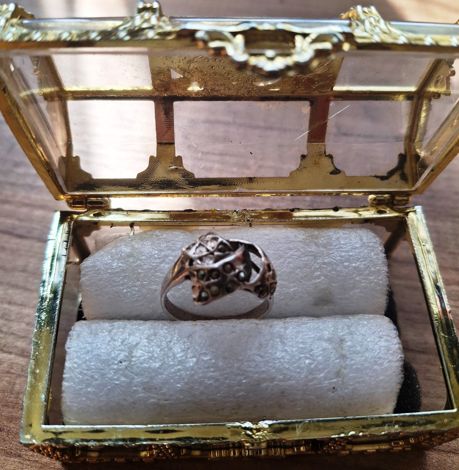 Vintage USSR RING IN STERLING SILVER 925 size 9(19)