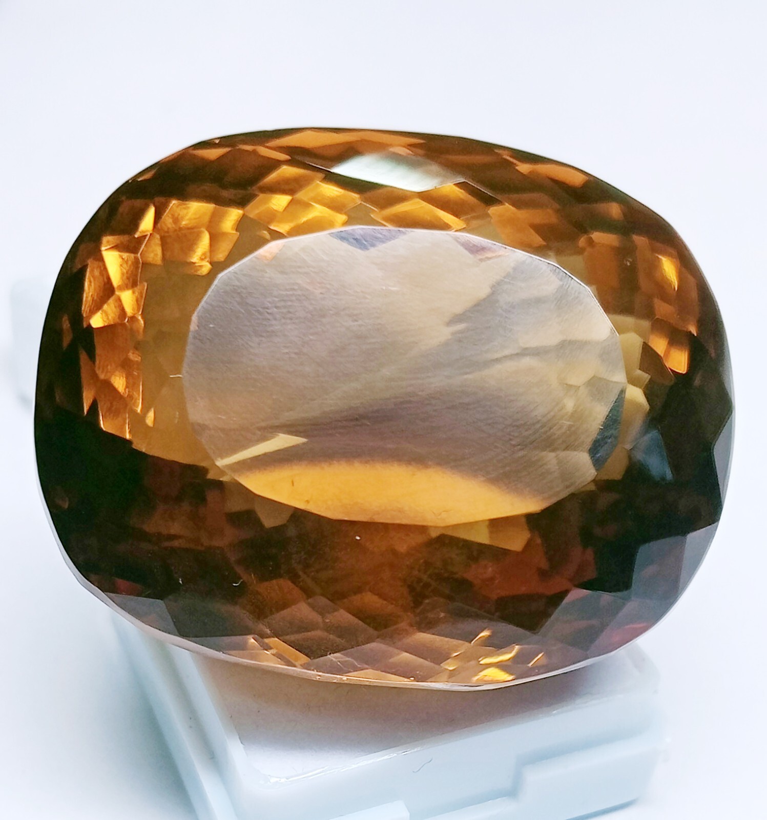 Natural Imperial Topaz Cushion Cut 218-220 Ct EGL Certified Loose Gemstone KH207