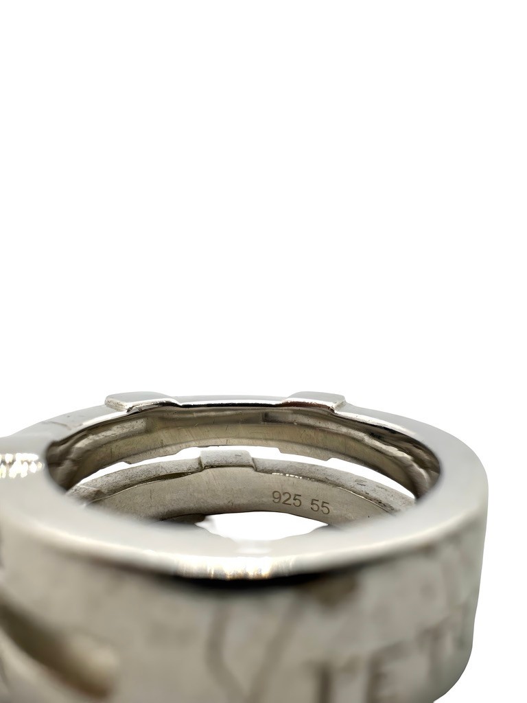 JETTE 925 Sterling Silver Ring “EXTRAVAGANT” Size 55 Round Band 11.60g