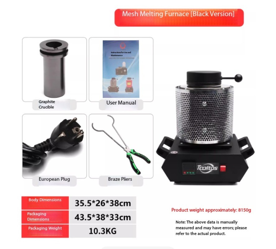 Mesh-type Melting Furnace Gold Melting Furnace Metal Melting Furnace Small-scale