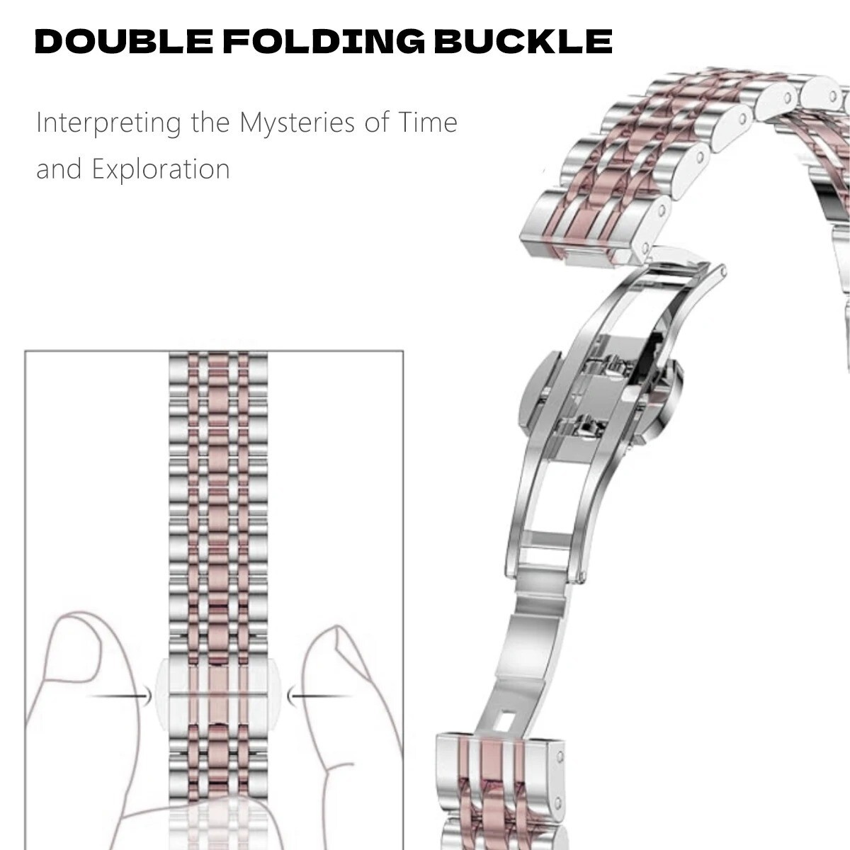 Quickfit Watch Metal Strap For Garmin 26 22mm Fenix 7S 7x 7 6S Stainless Steel
