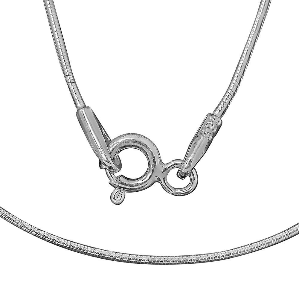 18 inch Snake Chain 925 Sterling Silver Jewelry 6114