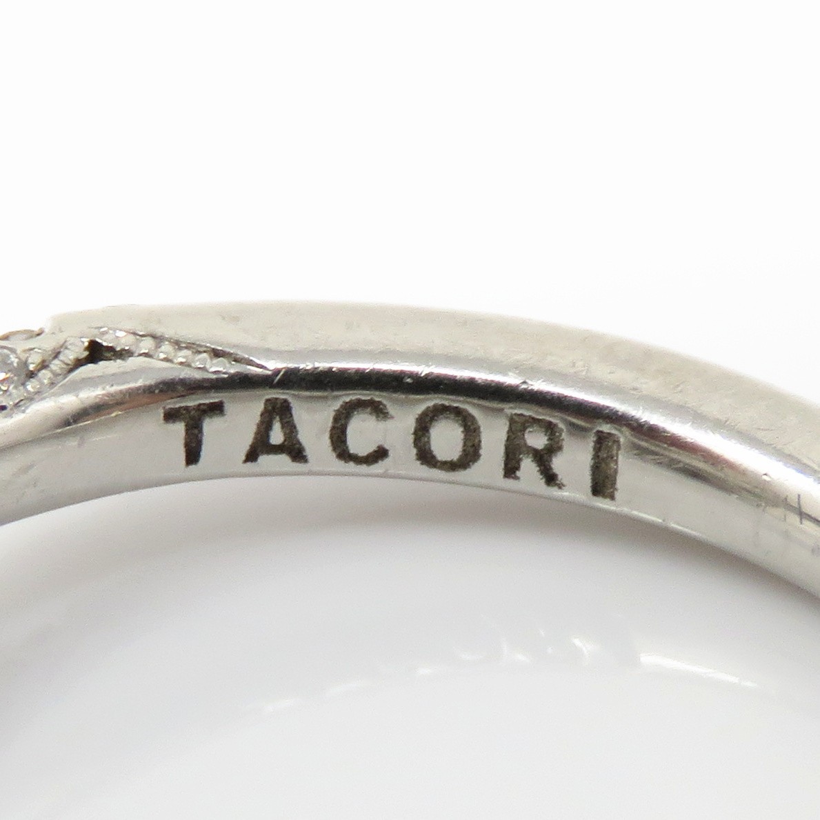 NYJEWEL Tacori Platinum 2.4ctw Diamond Engagement Ring Center Diamond 1.5ct