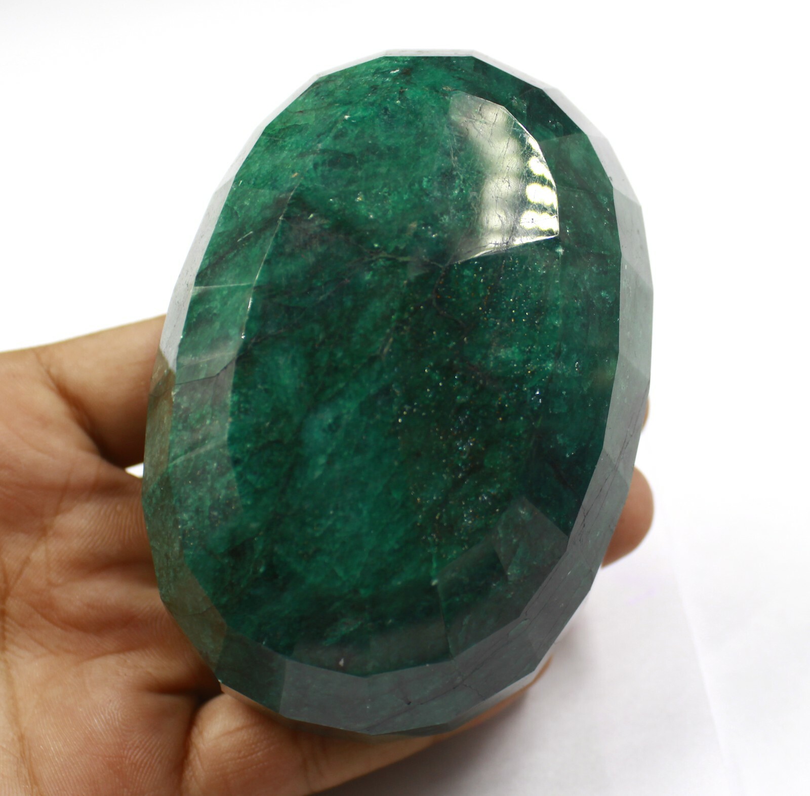 Earth Mined Healing Green Emerald 1000 Ct Certified Natural Gemstone VR826