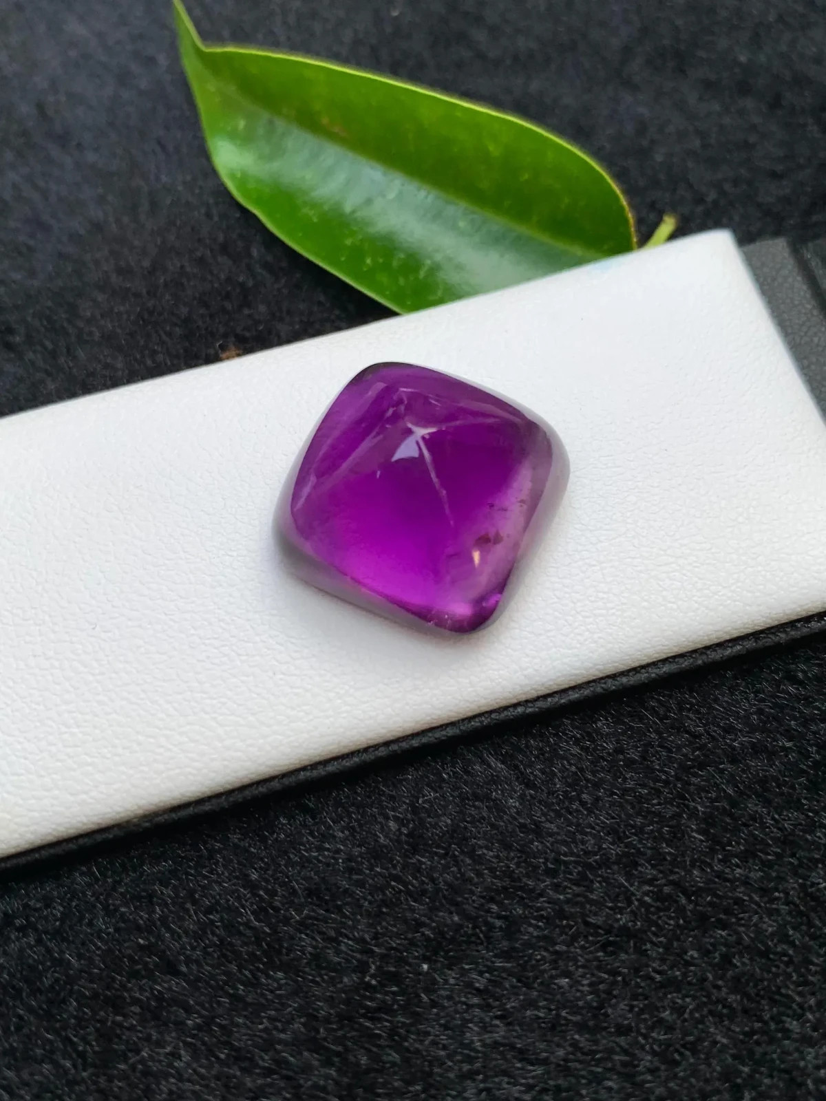 27.25 ct Sugarloaf Cabochon Amethyst: Bolivian Collector’s Gem