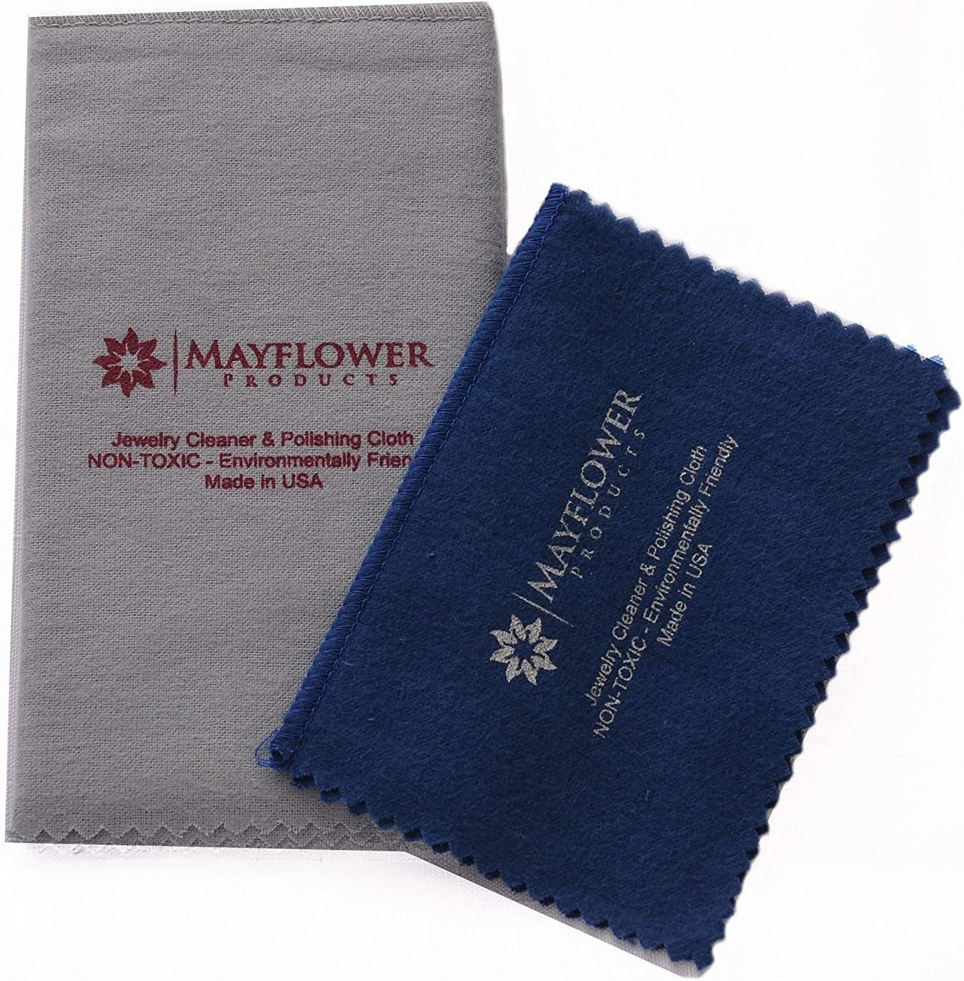 Ultra-Soft Jewelry Polishing Cloths, Non-Toxic Care for All Valuables – 2 Sizes