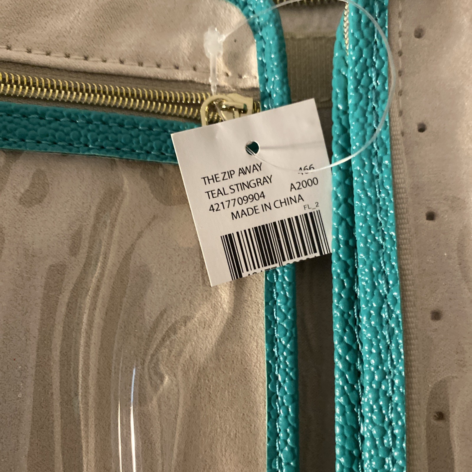 Kendra Scott Zip Away Travel Green Jewelry Case Organizer