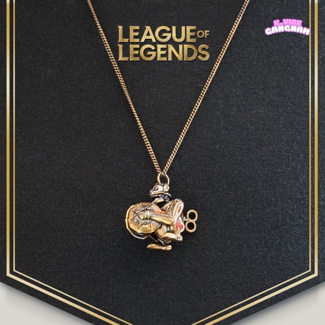 League of Legends Arcane Jinx Mechanical Monkey Necklace Official Jewelry