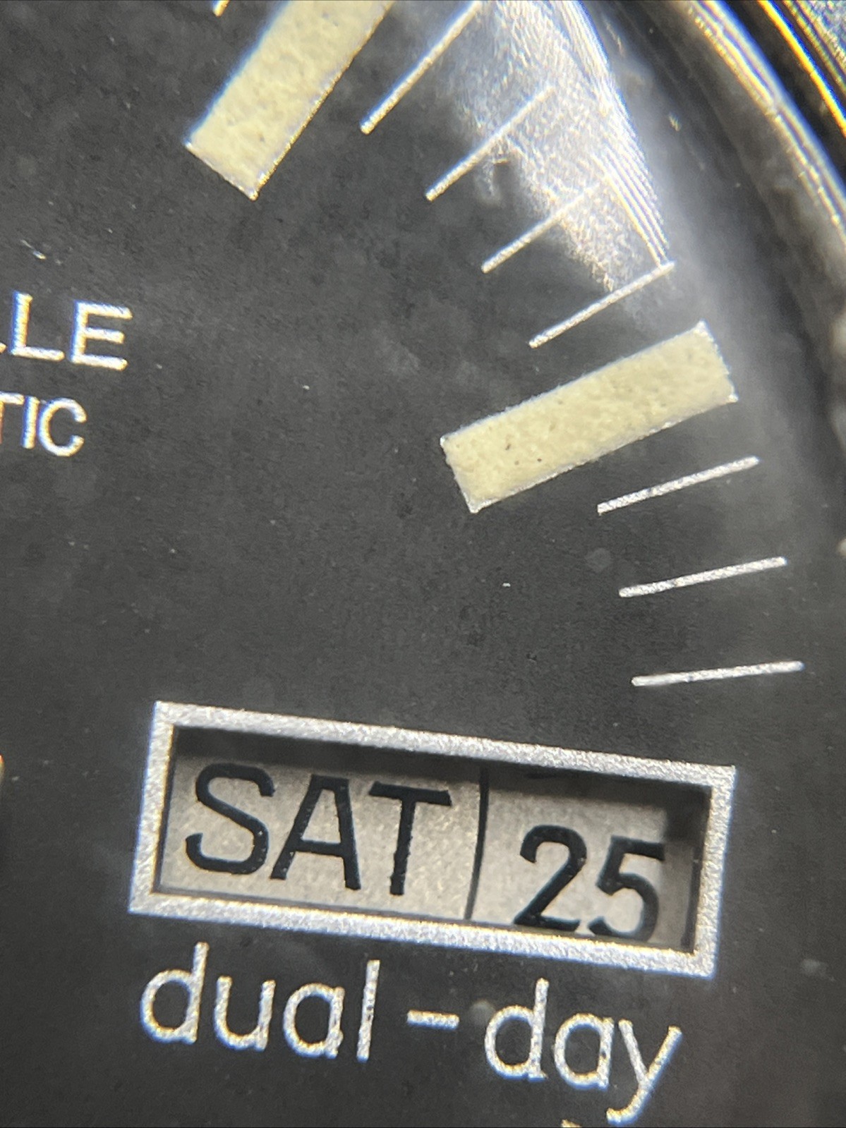 1978 Caravelle Set-O-Matic 666 Devil Diver Dual-Day Ref. Q110 Wristwatch (015)