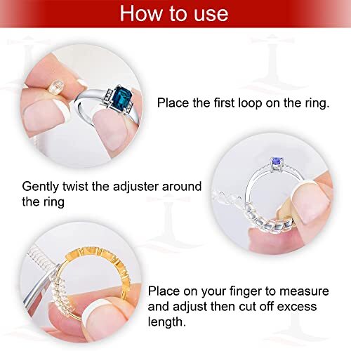 Ring Sizer Adjuster for Loose Rings – 20 Pack with 4 Sizes for Different Band