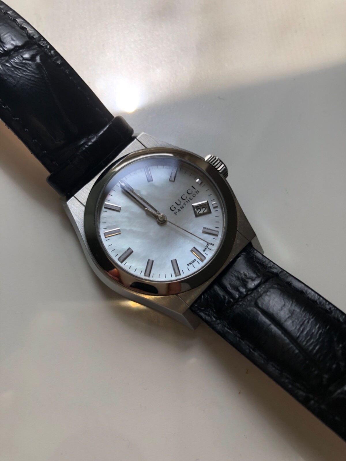 gucci pantheon watch 35mm