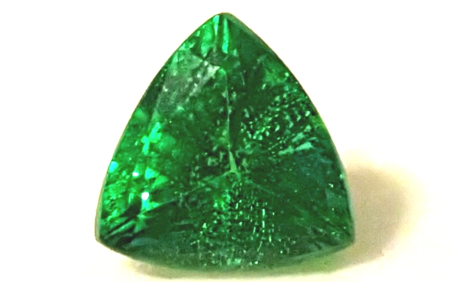 Collectors Stone Rare Tsavorite Garnet Very Good Cut Calibrated Trillion 6 mm