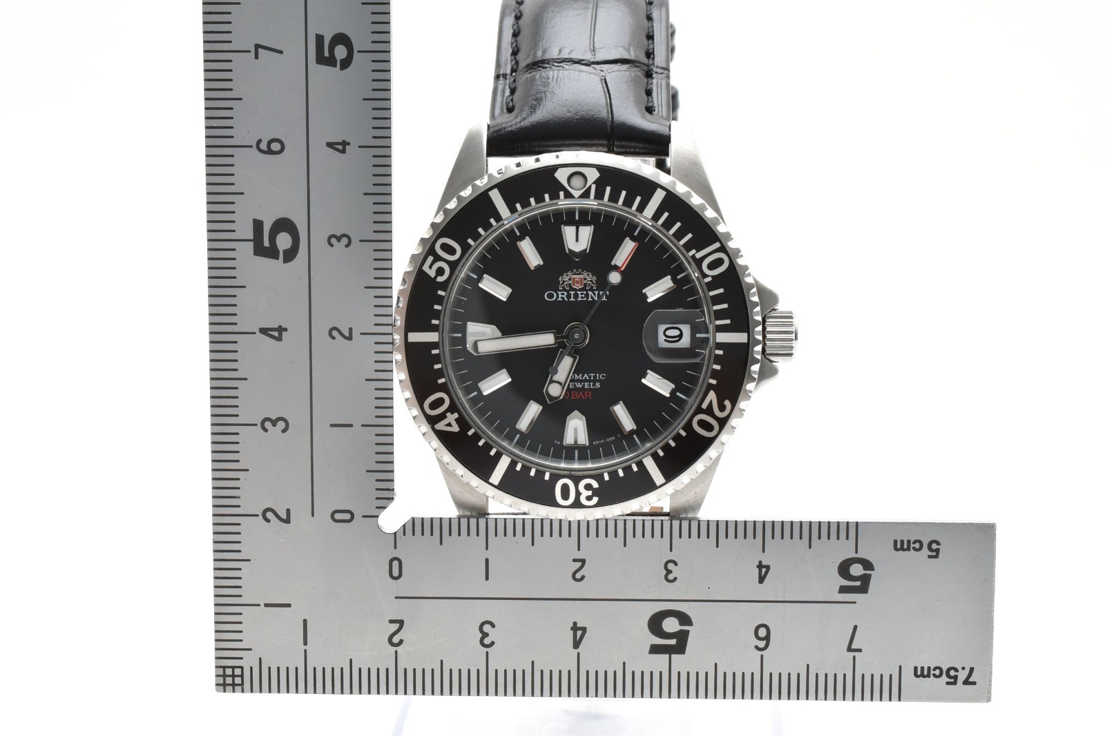 ORIENT King Master ER14-C0 Automatic Men’s Black Dial Date Watch MINT Japan