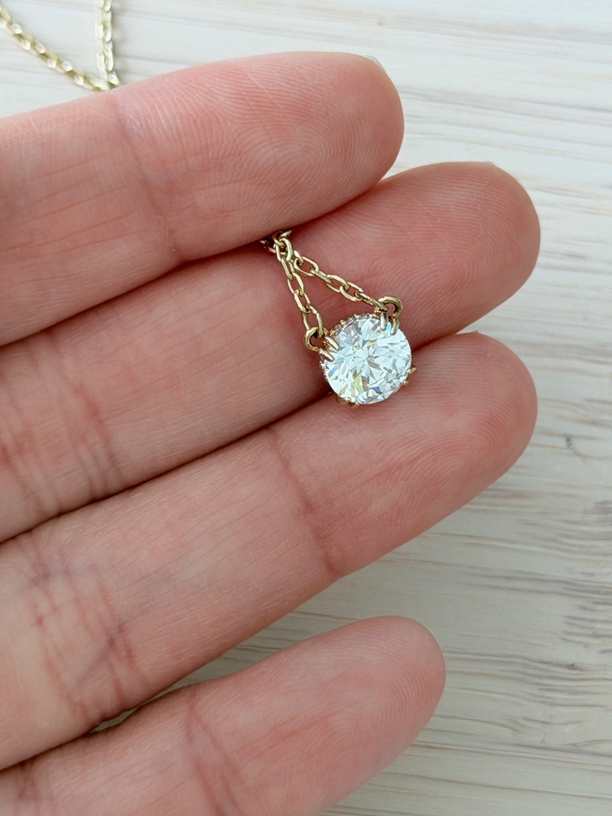 Swarovski Stilla Pendant Necklace 18K Gold Plated