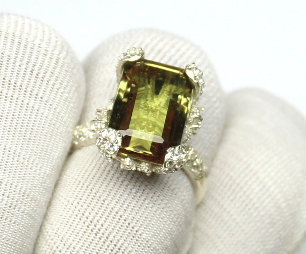 Genuine Color Change Russian Zultanite 925 Silver Ring, Alexandrite Ring on ebay
