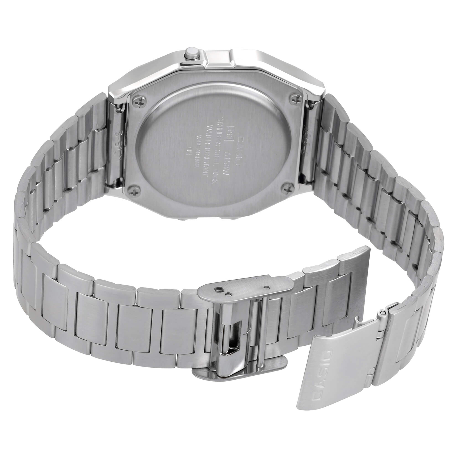 Casio Men’s Watch Classic Digital Grey Dial Stainless Steel Bracelet A158WA-1