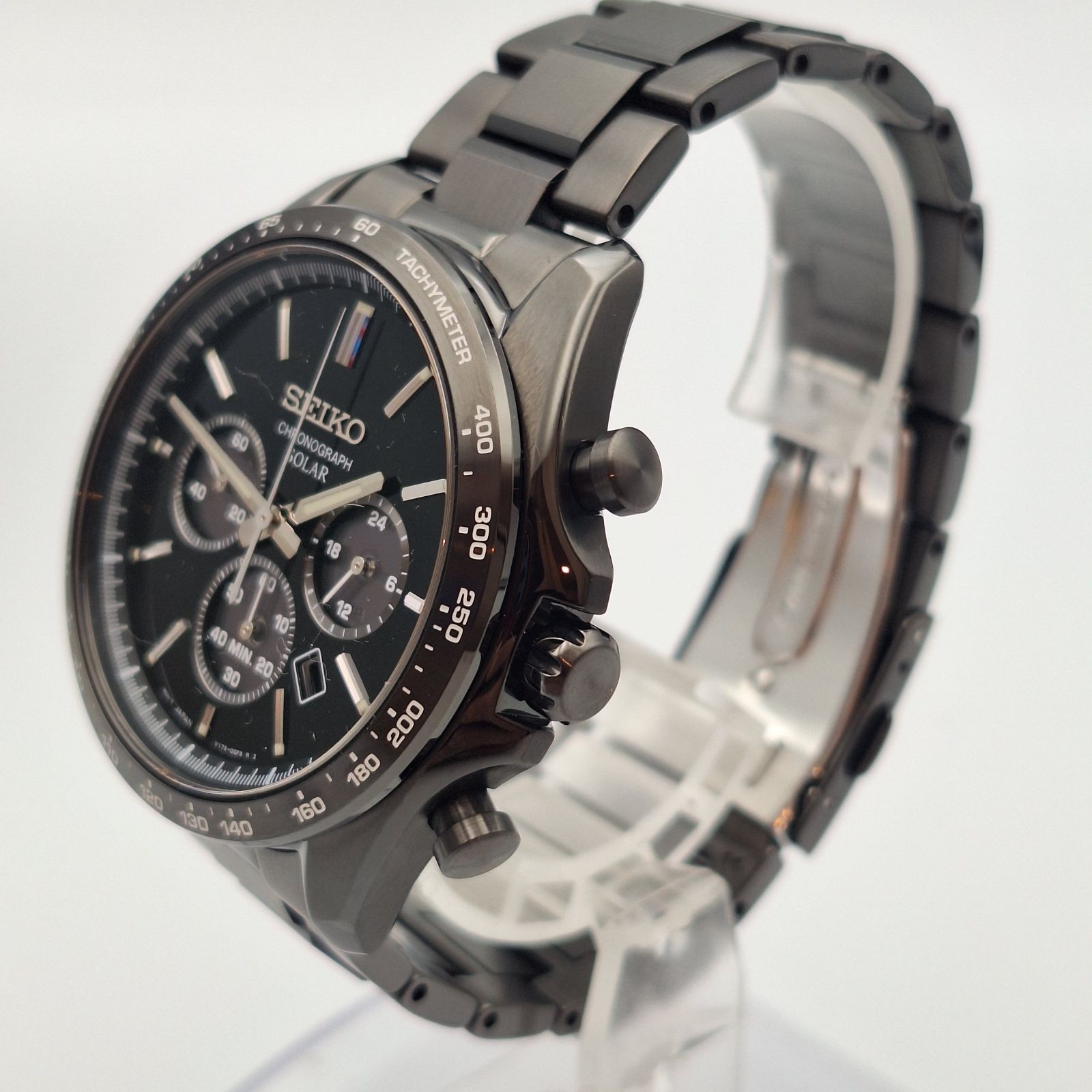 Seiko solar chronograph V175 0FA0 black Seiko selection SEIKO SELECTION SBPY165