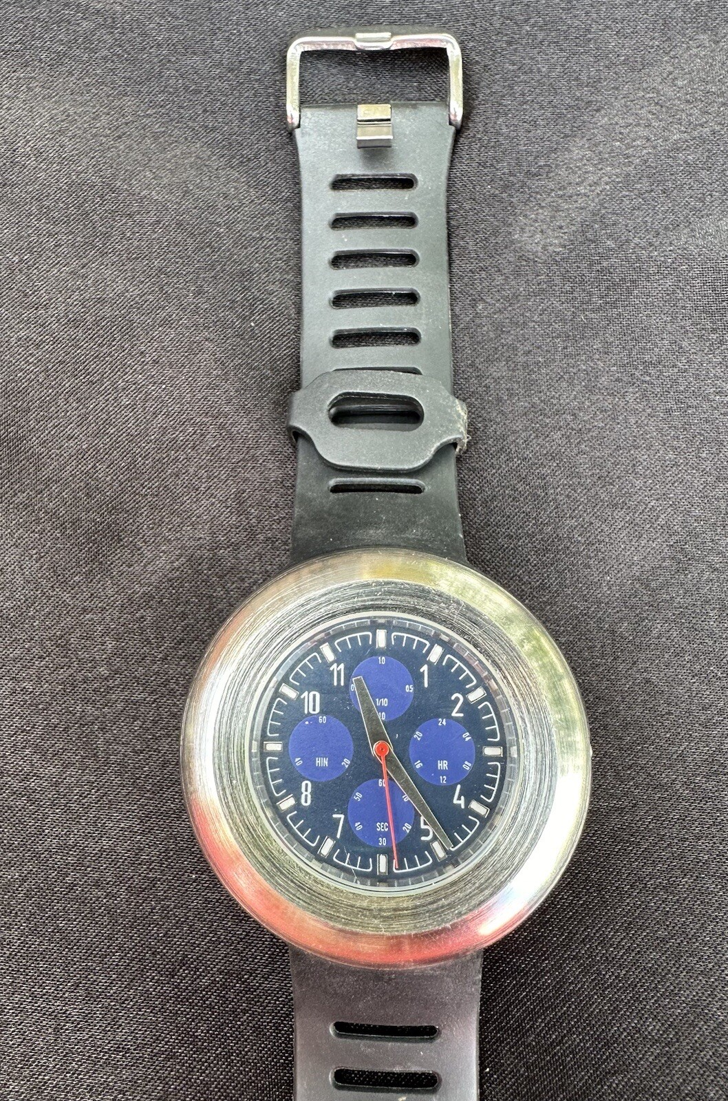 Vintage Davidoff Cool Water Watch Men’s Stainless Steel Blue Dial – Works