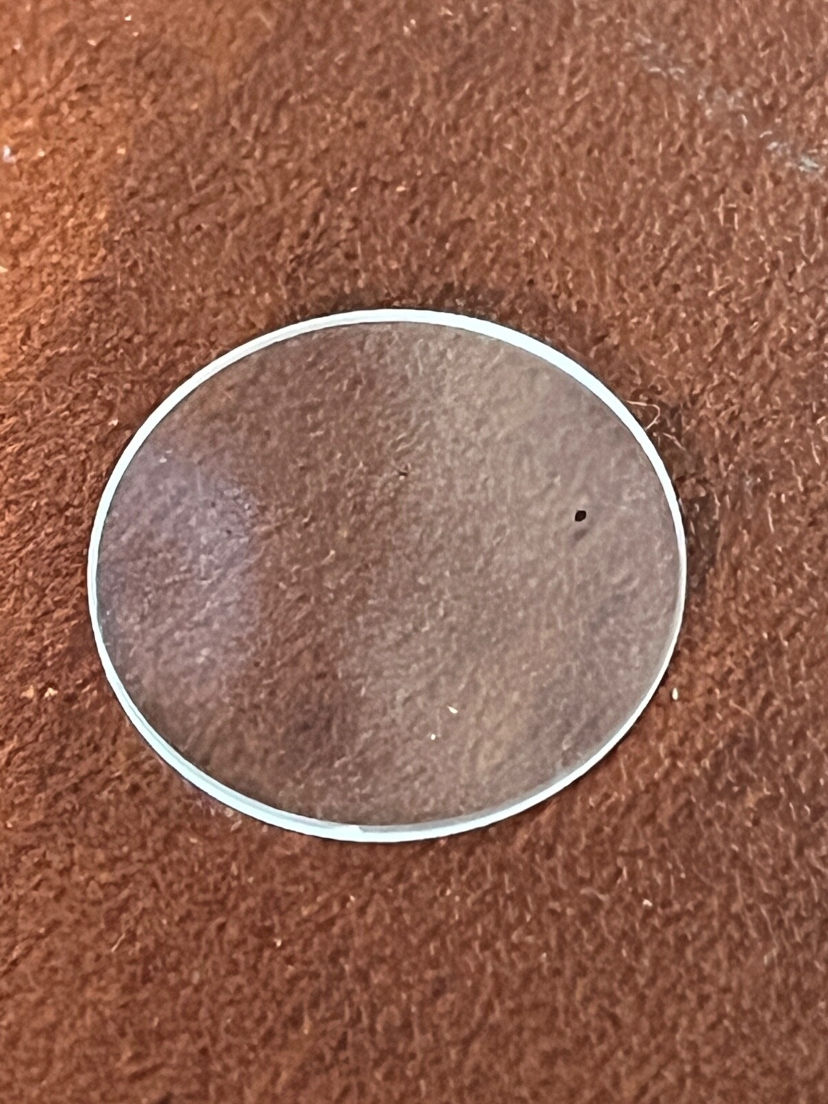 NEW ROUND 25.0mm x .8mm THICK FLAT WATCH MINERAL GLASS CRYSTAL