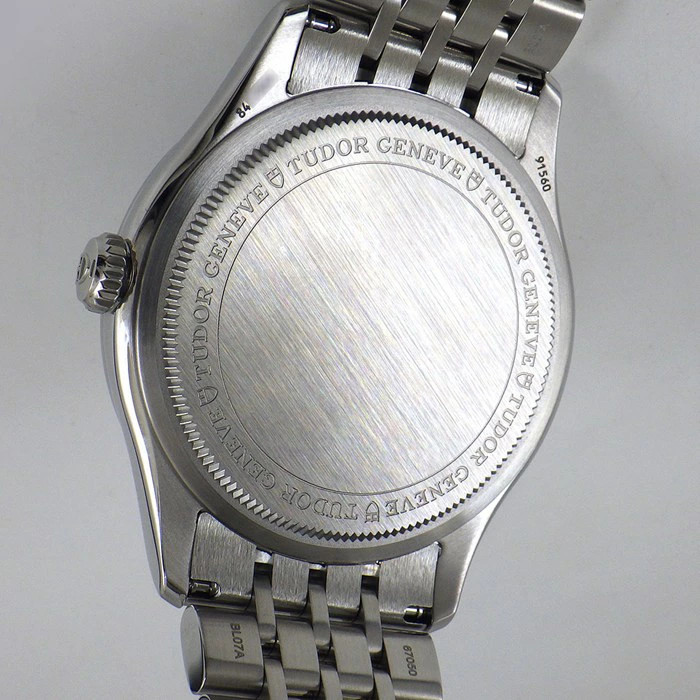 TUDOR WATCH 1926 LUNA M91560-0002 DATE MOON PHASE SUNRAY BLUE AUTOMATIC SS MEN’S