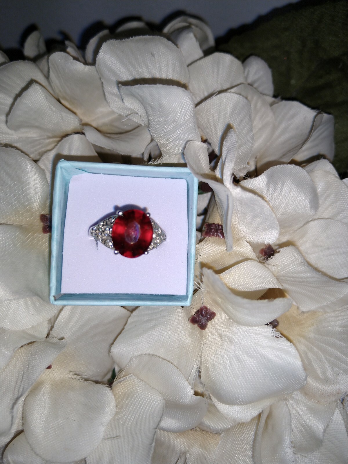 Deep Saturated 6.25 TCW of Ratnapura Hessonite Garnet/ ZirconRing/Plat/SS,sz 7.