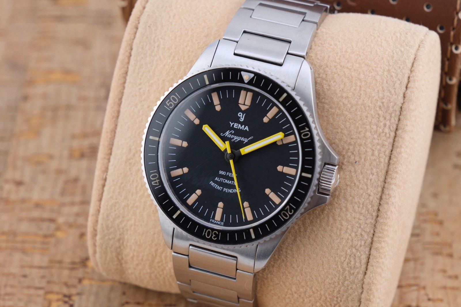 Yema Navygraf Heritage YNAV2019-AMS 300m Diver.No Date. Full Set Clean 7.5” 2022