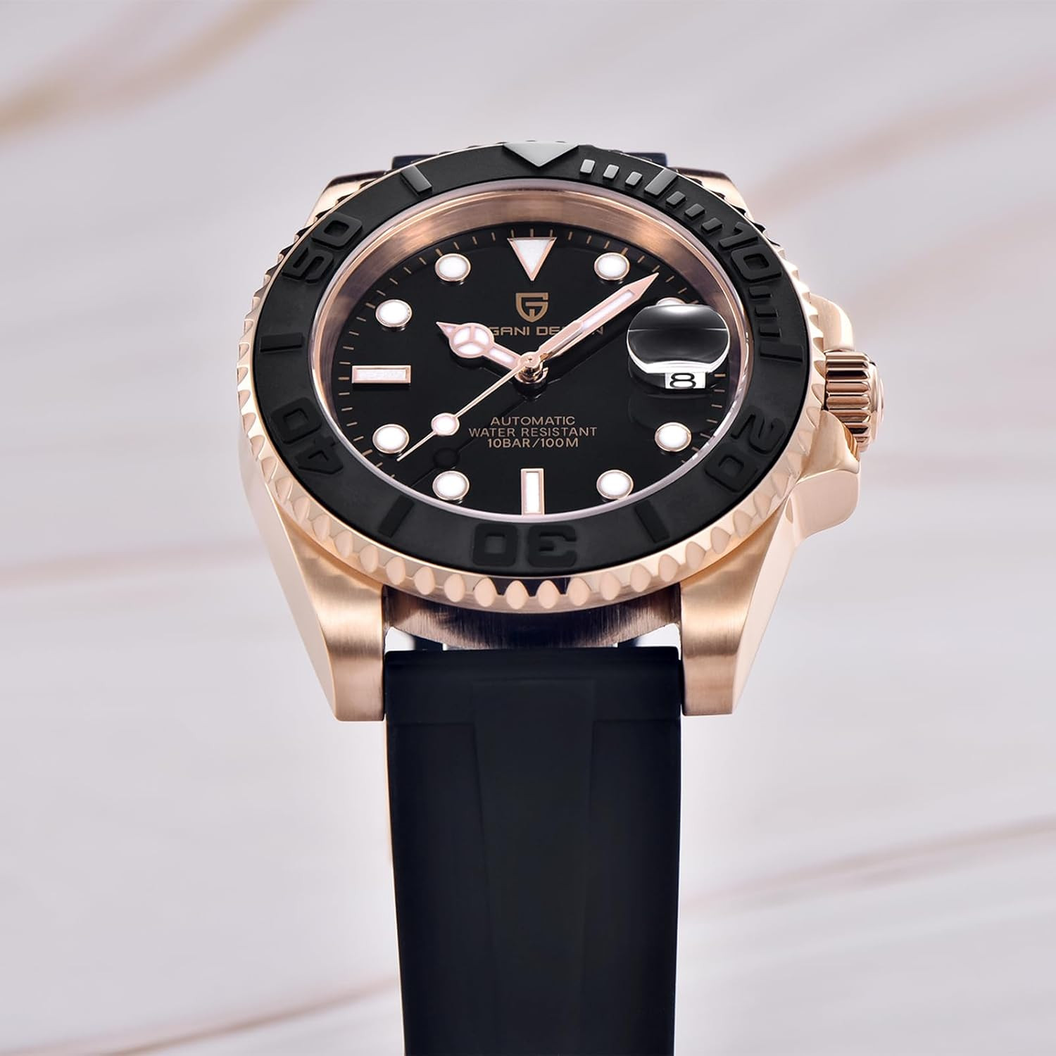 1651 Men’s NH35 Automatic Watch – Stainless Steel, 100M Water Resistant, Luminou