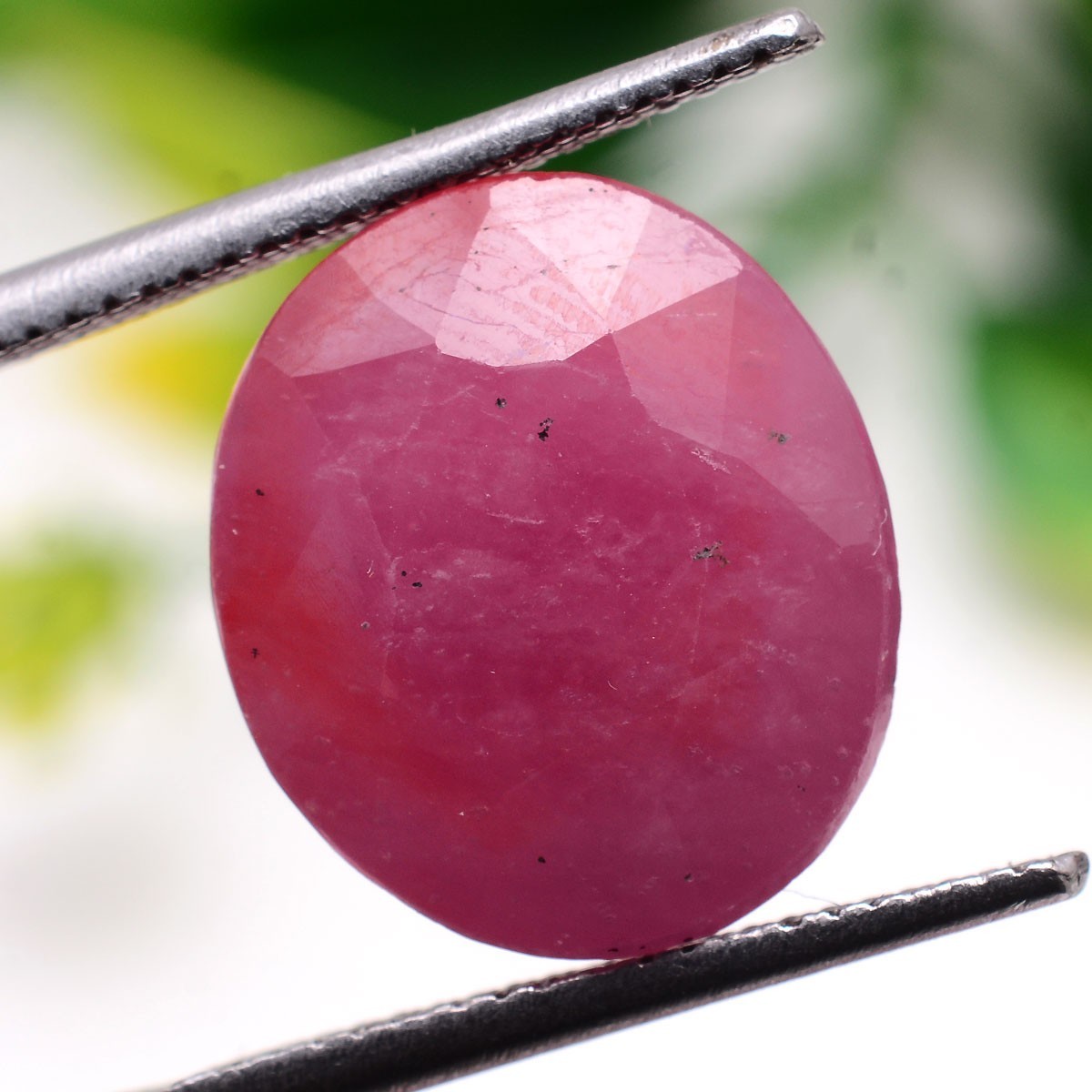 19.50 Cts Natural Mozambique Ruby 14.91mmx12.88mm Oval Cut Huge Loose Gemstone