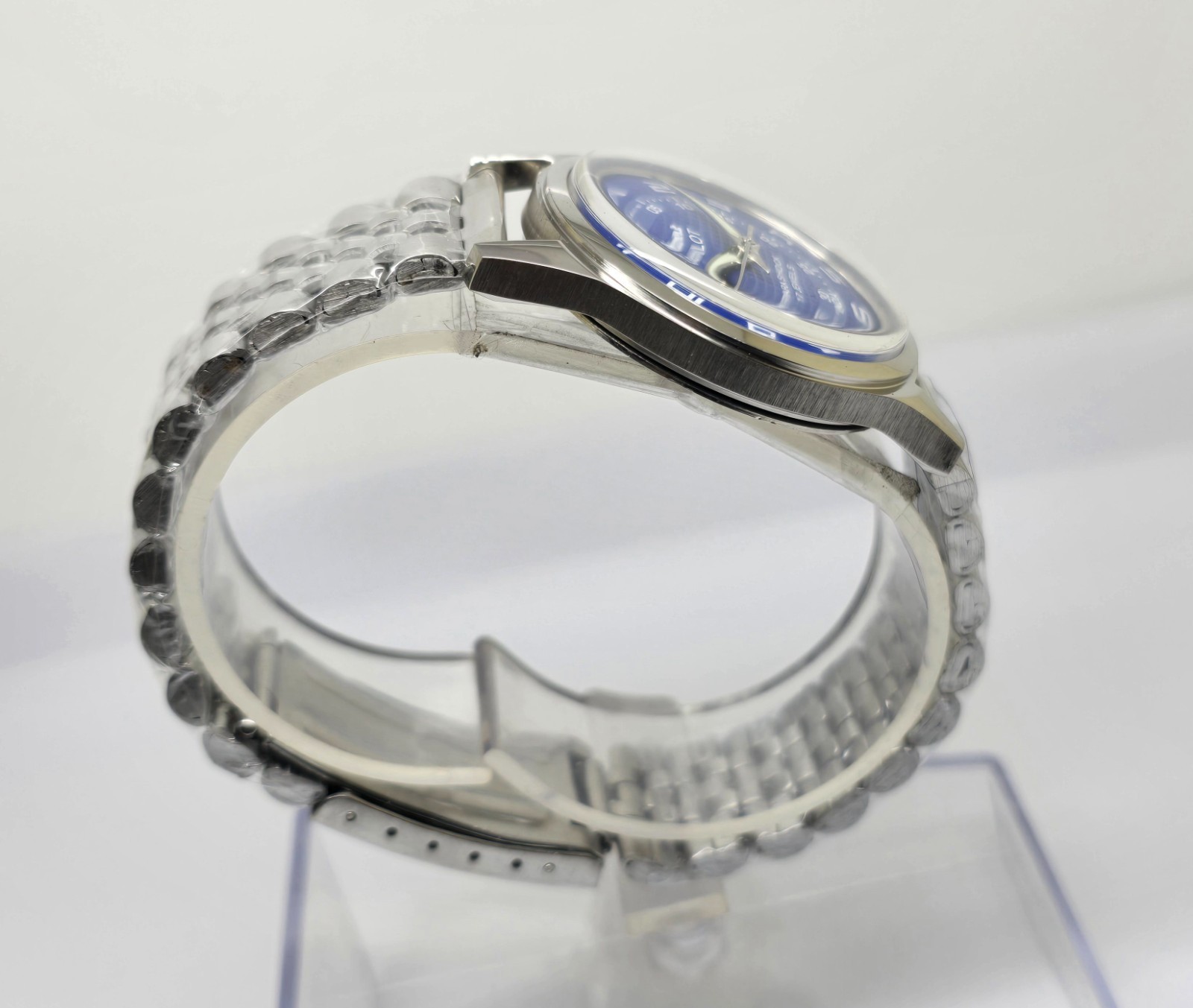 Refurbished Automatic Men’s Watch Day Date | Classic Vintage Style | Steel Strap