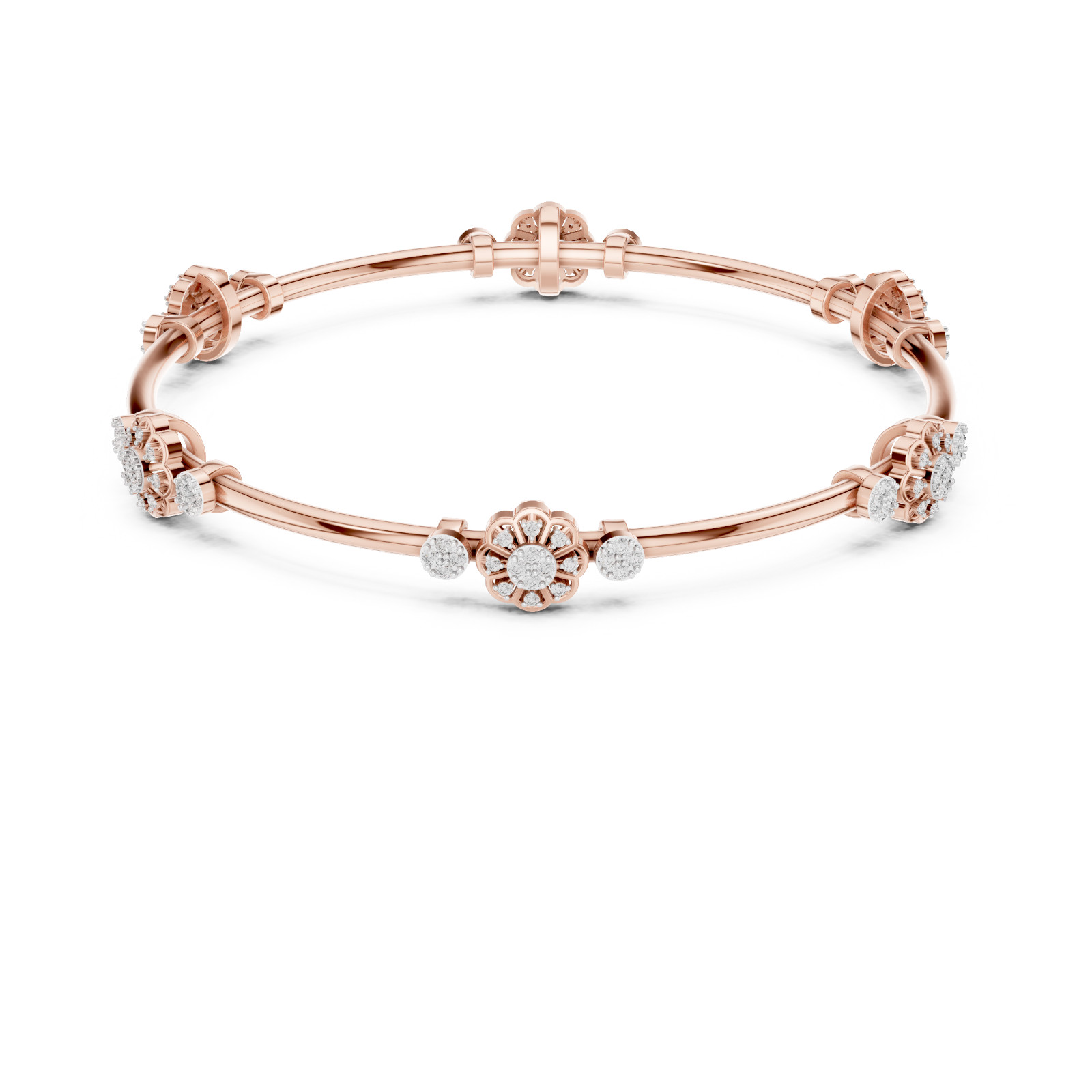20+ Ladies Bracelet Gold CAD Files Bundle STL, 3DM (Rose, White, Yellow) LB-4