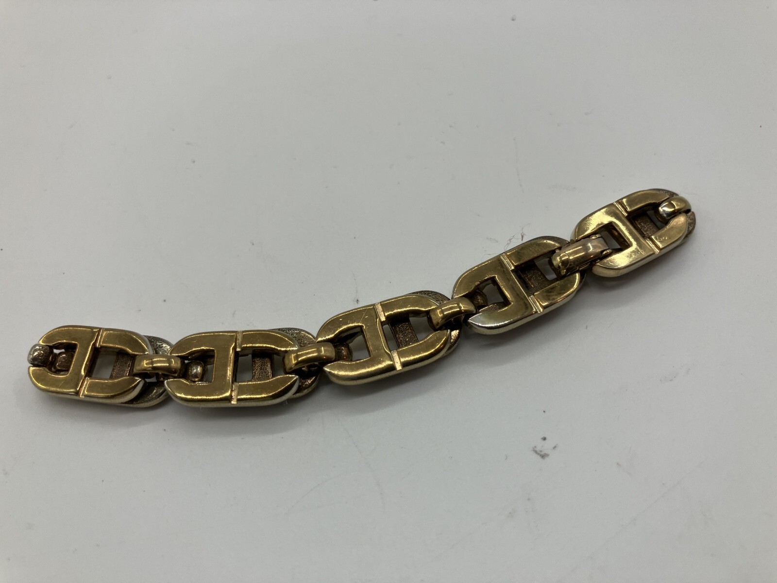 Christian Dior Logo Gold Bracelet Wrist Circumference 19cm(7.48 inch) Free S…