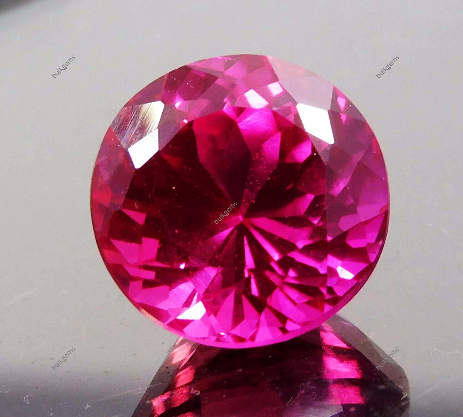 Extremely Rare Pink Sapphire Round Cut 10 Ct NATURAL Loose CERTIFIED Gemstone