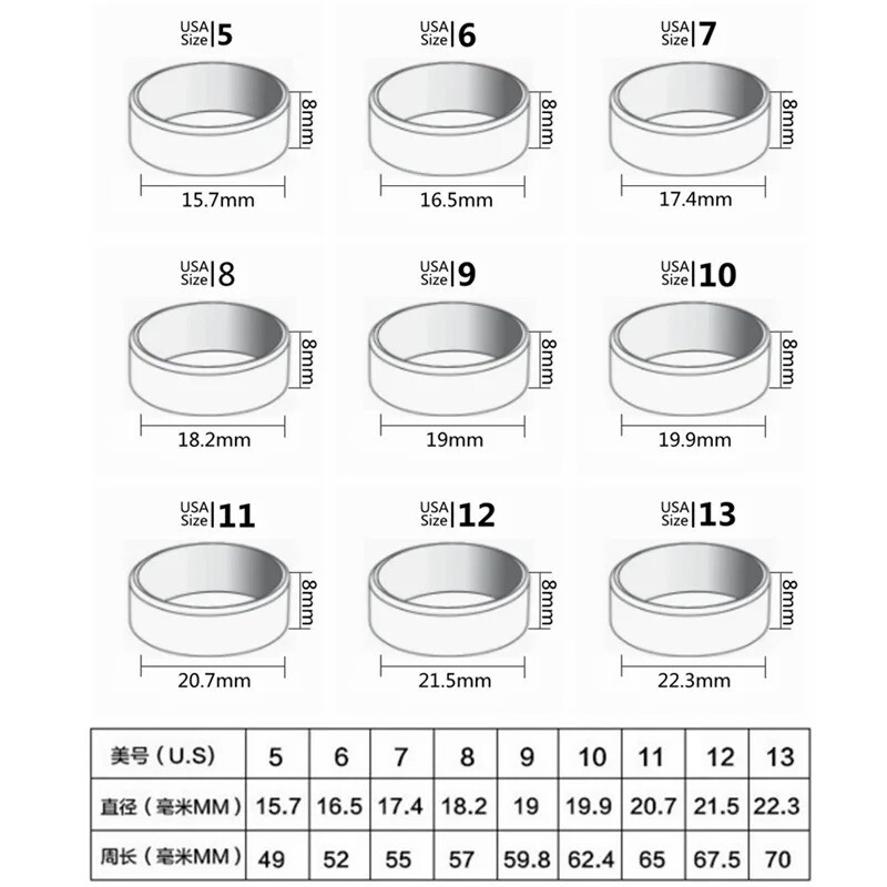 Viking Rune Ring for Men Nordic Trendy Male Finger Accessories Jewelry Gift