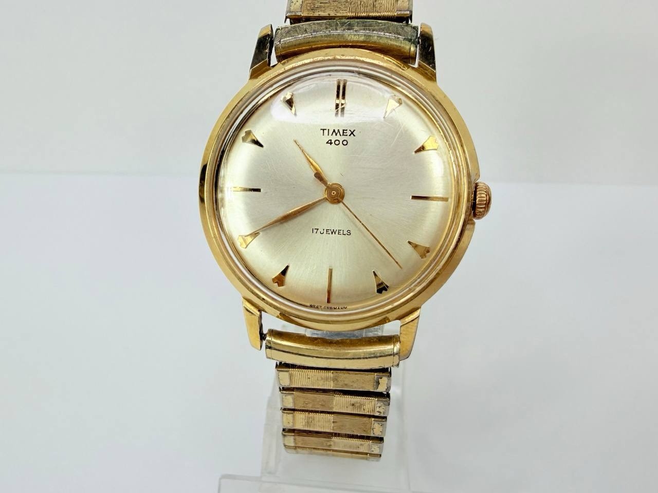 TIMEX 400 Series Monster Gold Filled Men’s 34mm Collector’s Watch 1960 Rare