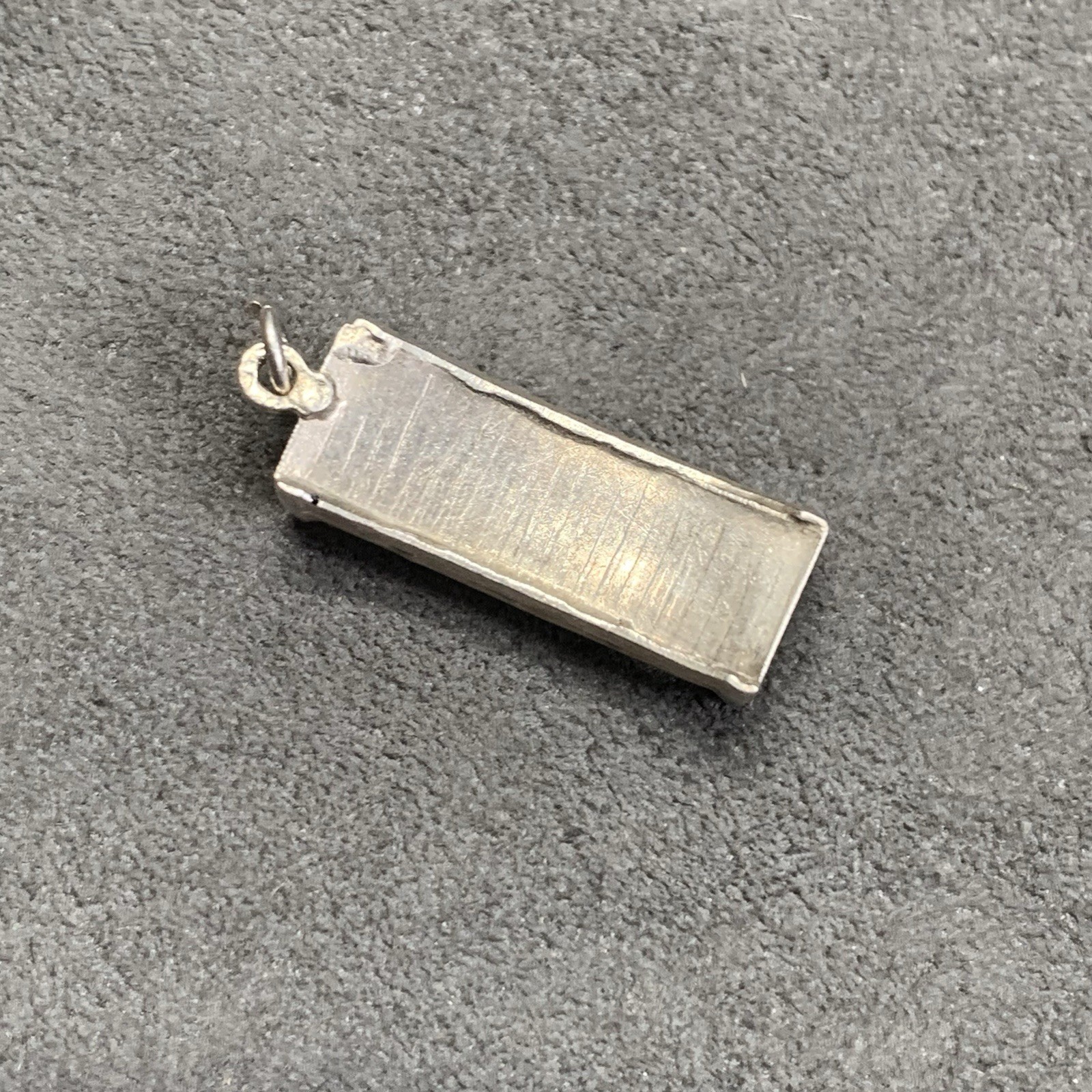 Vintage Arch Garden Bridge Dangle Charm 3D 925 Sterling Silver Asian Style. 1C