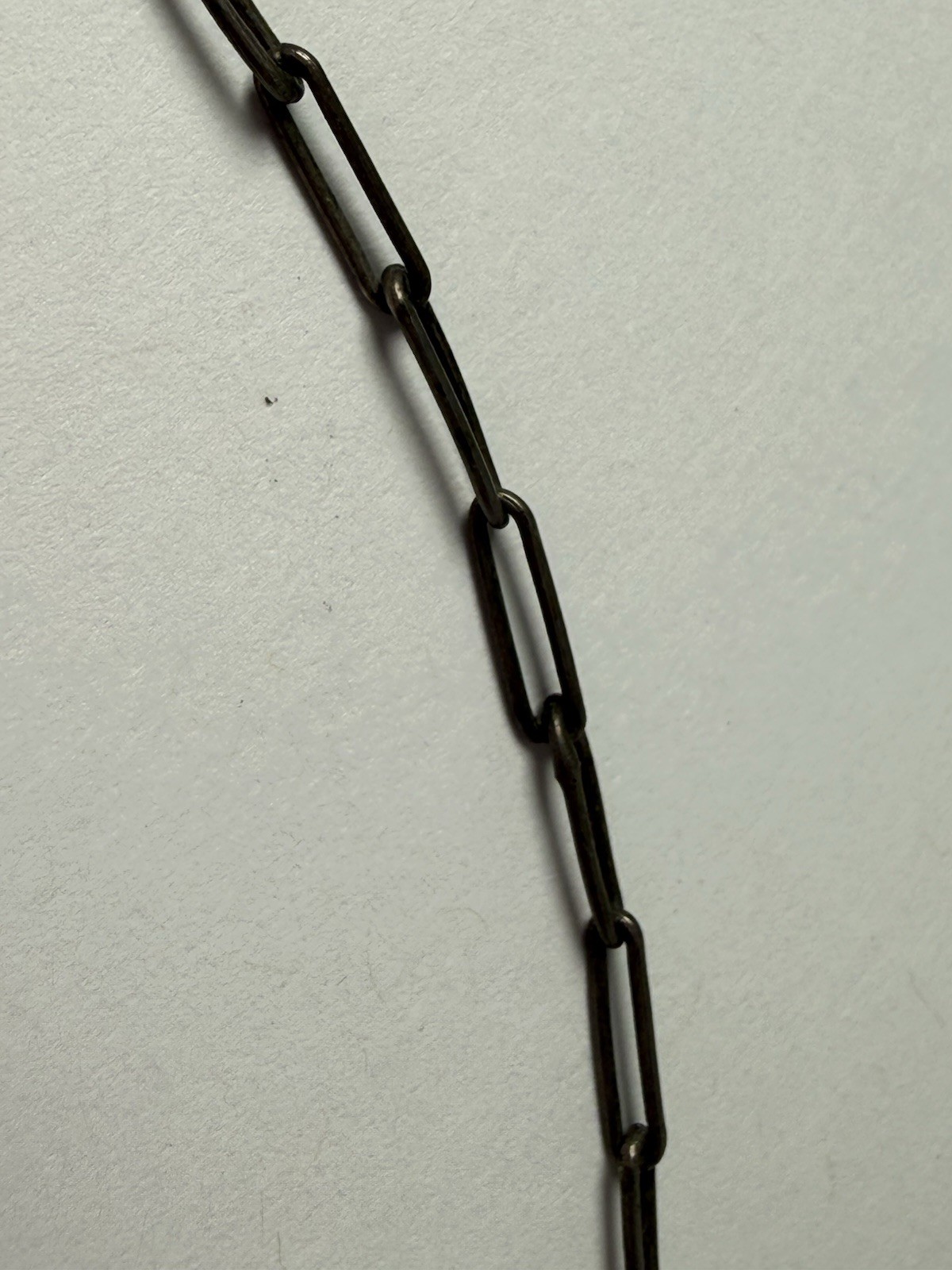 VTG 900 Silver Storyteller 15” Necklace 5 Panel South American Pre Colombian