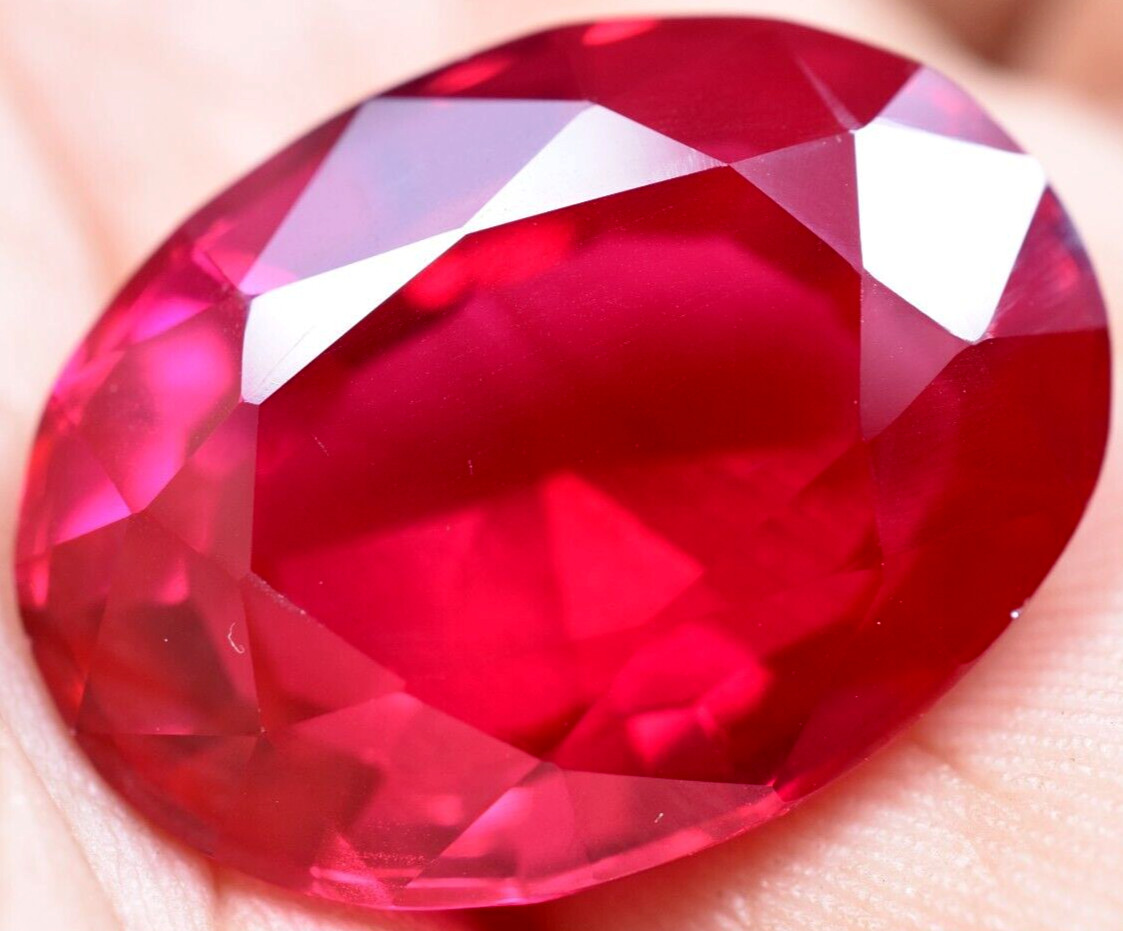 Natural 41.35 Ct Mogok Pink Huge Ruby Sparkling GGL Certified Loose Gemstone