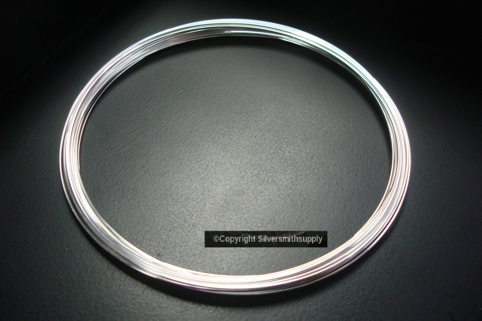 20 Memory wire 4.5 in loops 22ga 115mm SILVER plated necklace wire loops MW004