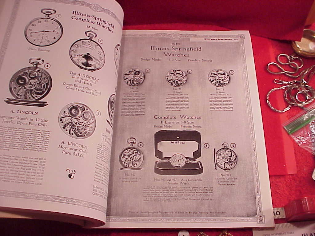 ILLINOIS BOOK American Pocket Watches Volume Two Roy Ehrhardt 1985 LIBRARY COPY