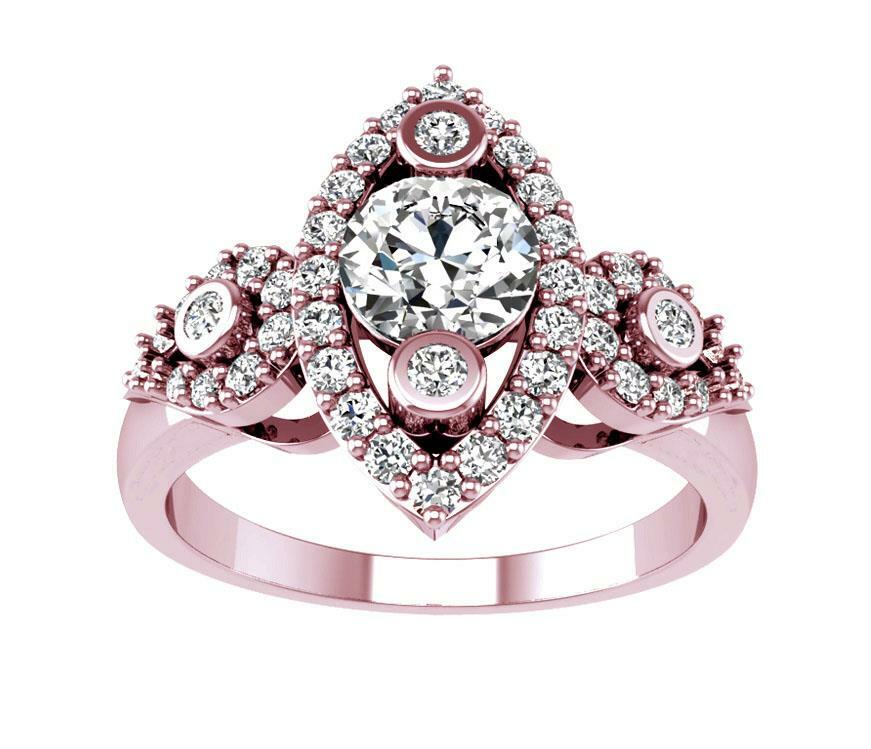 Solitaire Anniversary Ring I1 G 1.00 TCW Natural Round Diamond 14K Yellow Gold