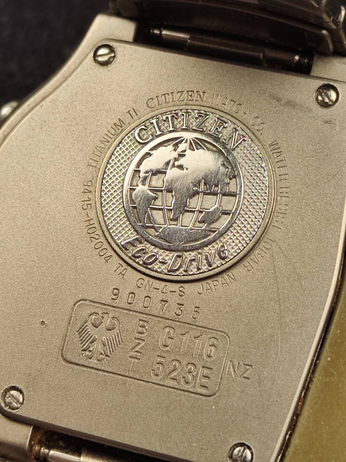 Citizen Eco-Drive 9415-H02004 TA Vintage Titanium Radio-Controlled Men’s Watch