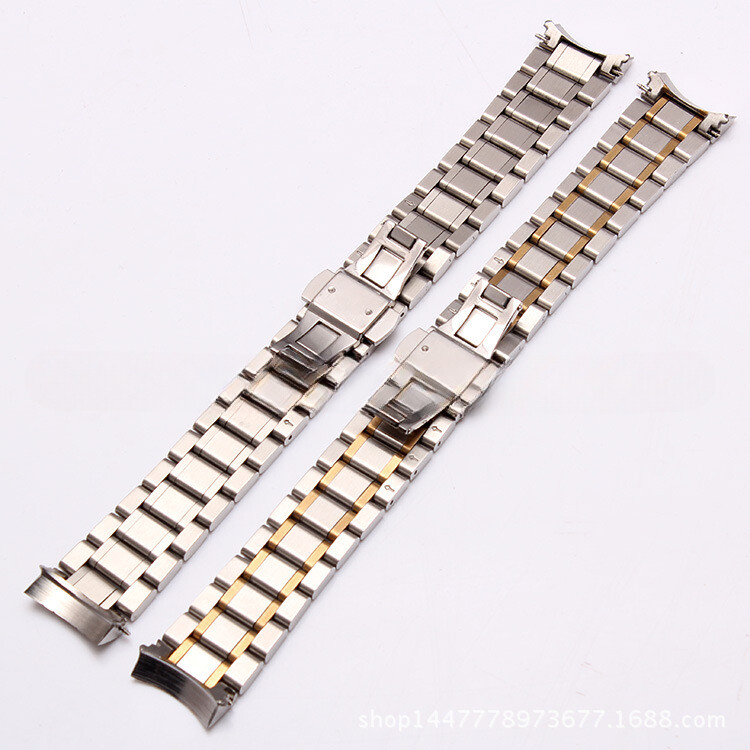 Solid Stainless Steel Watch Strap Band Metal 19/20/21mm For Longines Masterpiece