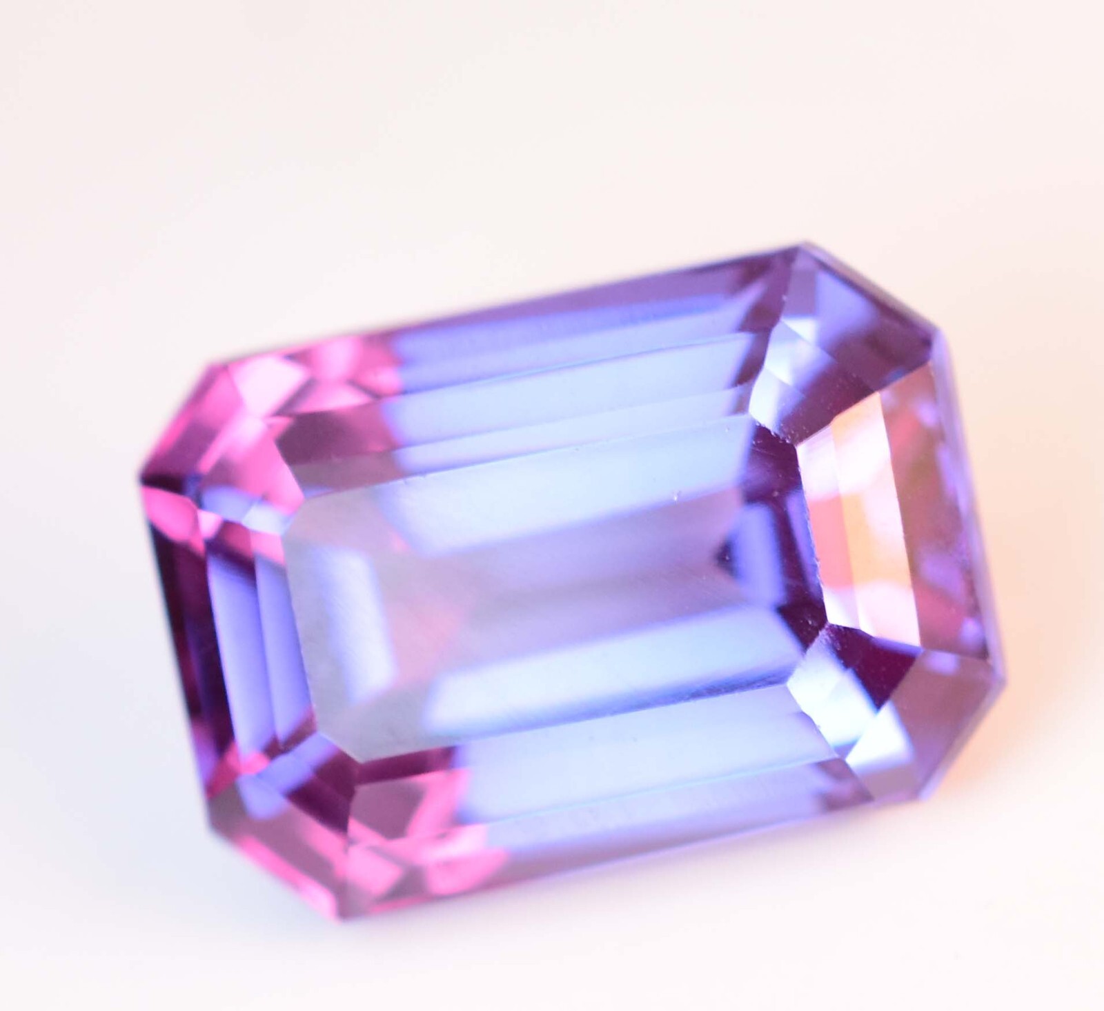 Flawless Natural Color Change Alexandrite 13.20 Ct Certified Loose Gemstone