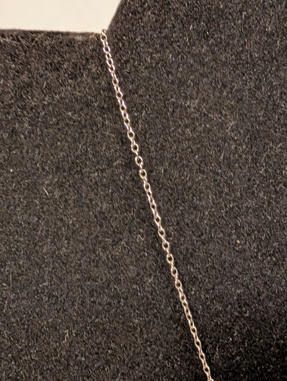 Designer Hou Sterling Silver Floating Diamond Infinity Pendant Necklace 925