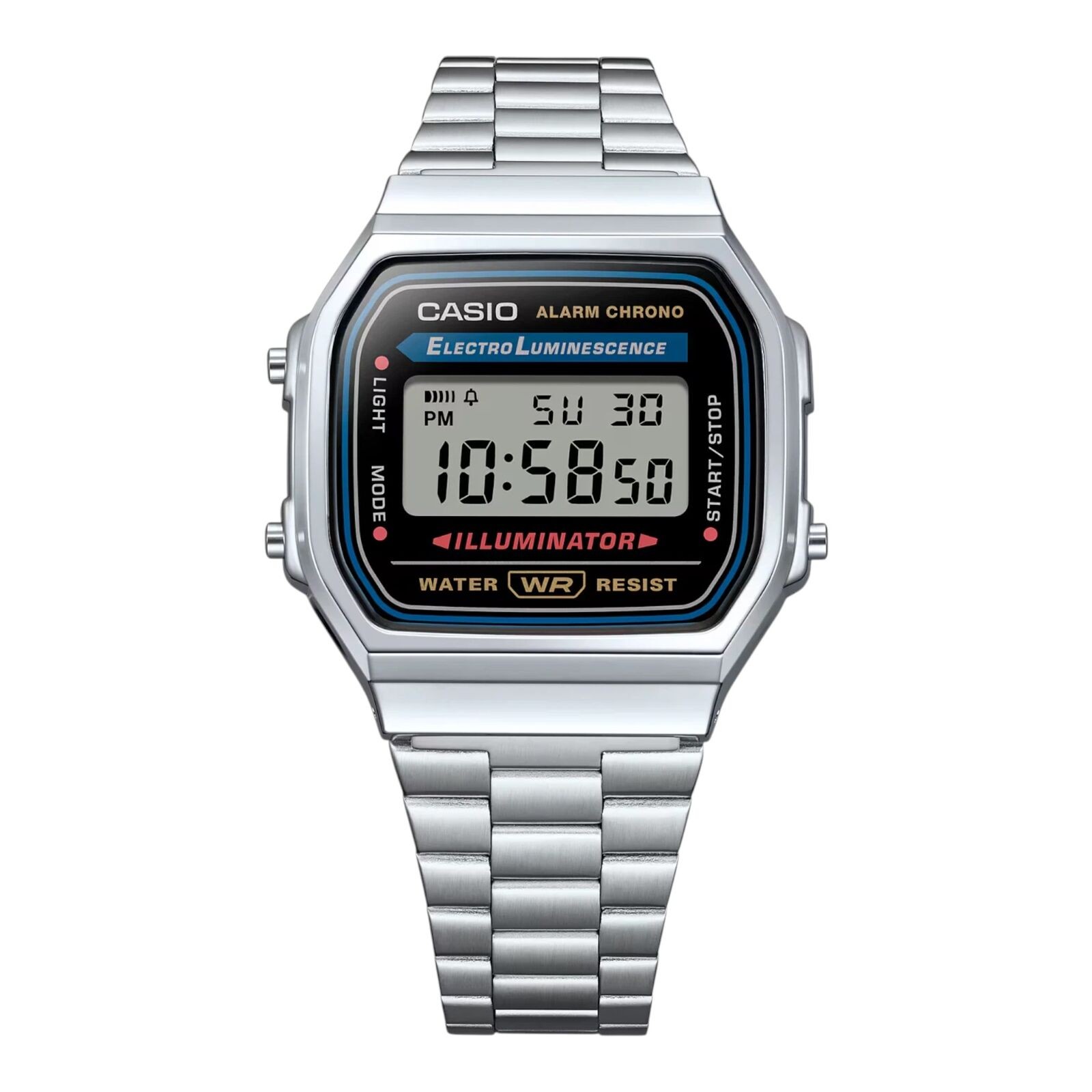 CASIO WATCH 80’S VINTAGE RETRO UNISEX A168WA-1 A168WA A168 12-MONTH WARANTY