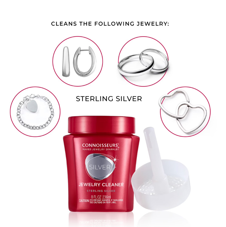 (2 PACK) Connoisseurs Silver Jewelry Cleaner, Liquid Dip Jewelry Cleaner in Red