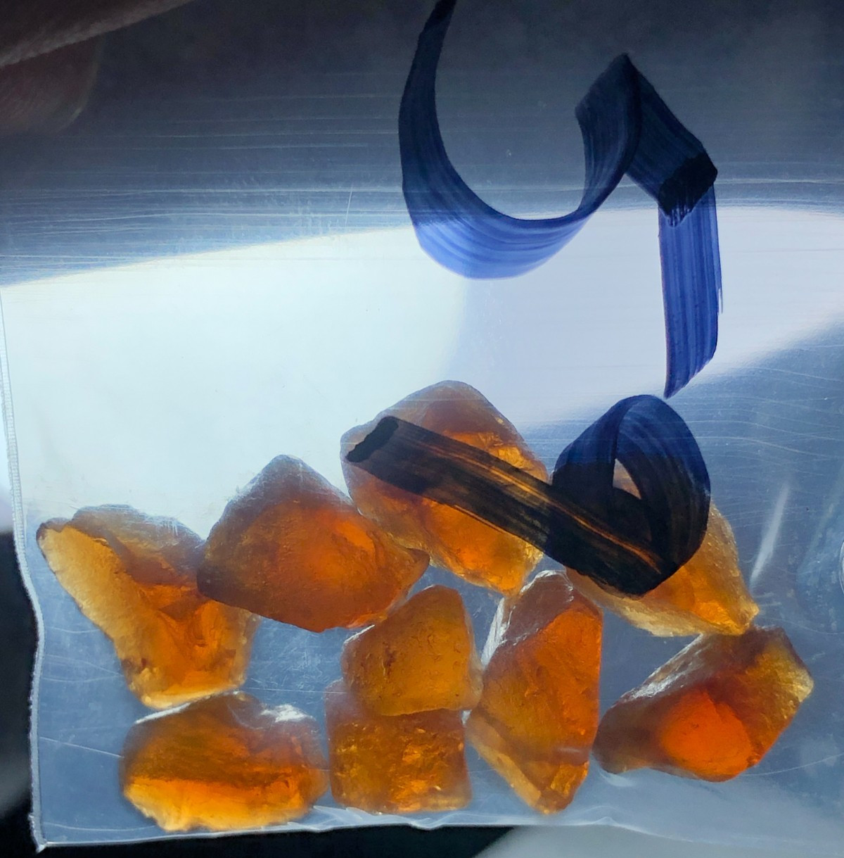 59 carat Natural facet rough quality hessonite garnet from Africa loose gemstone