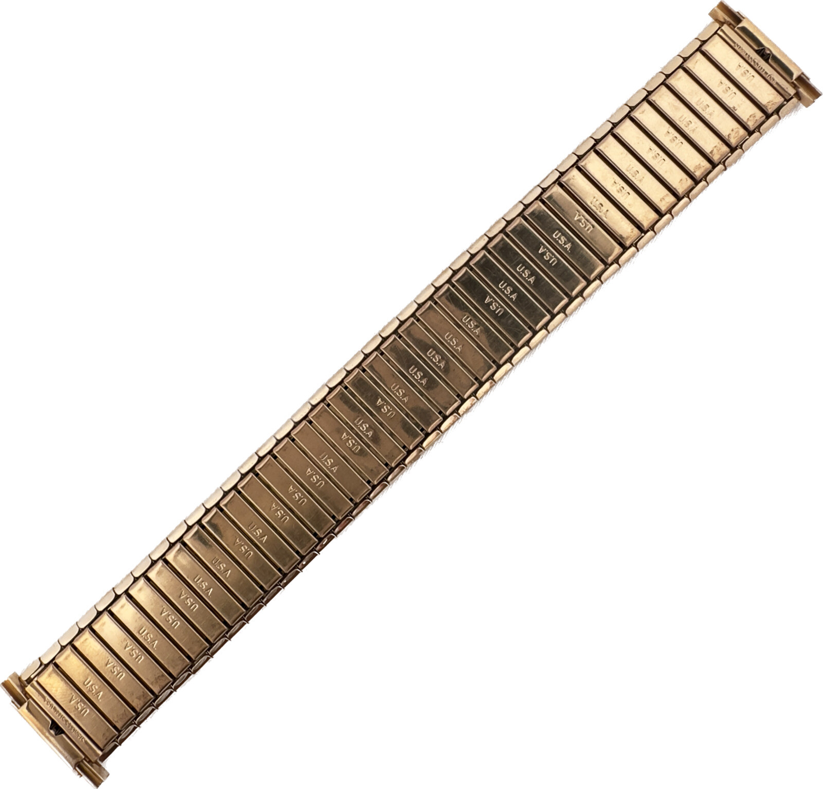 Vintage 16mm to 22mm Speidel Men’s Wristwatch Band Steel Textured & High Polish